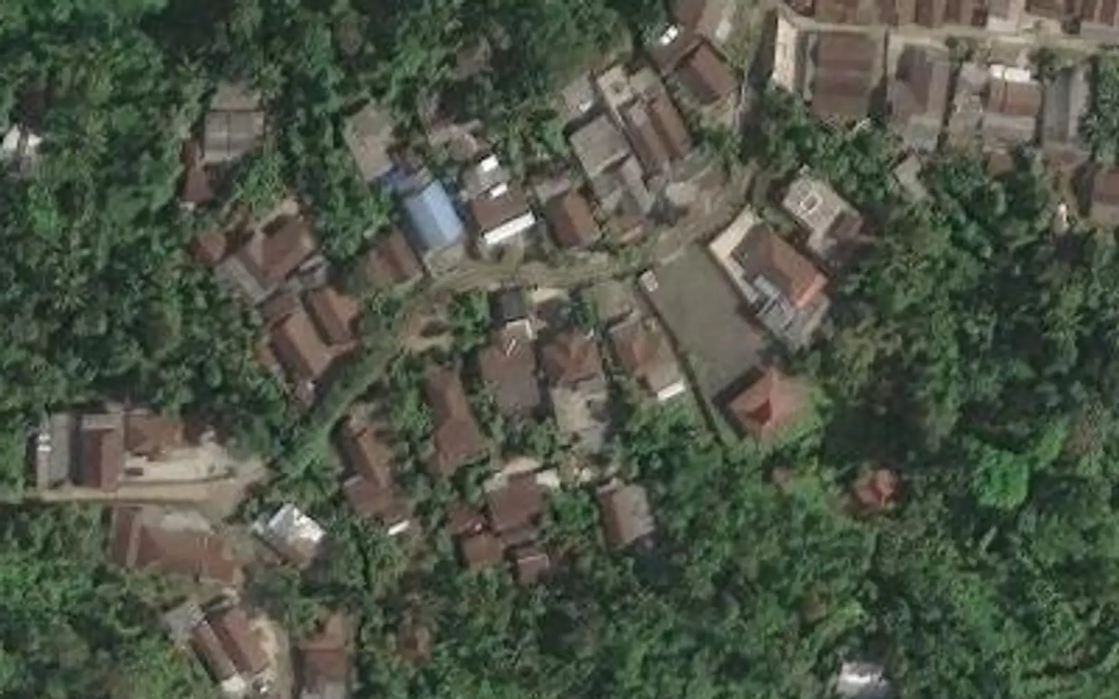 Esri satellite image of Kampung Adat Segunung